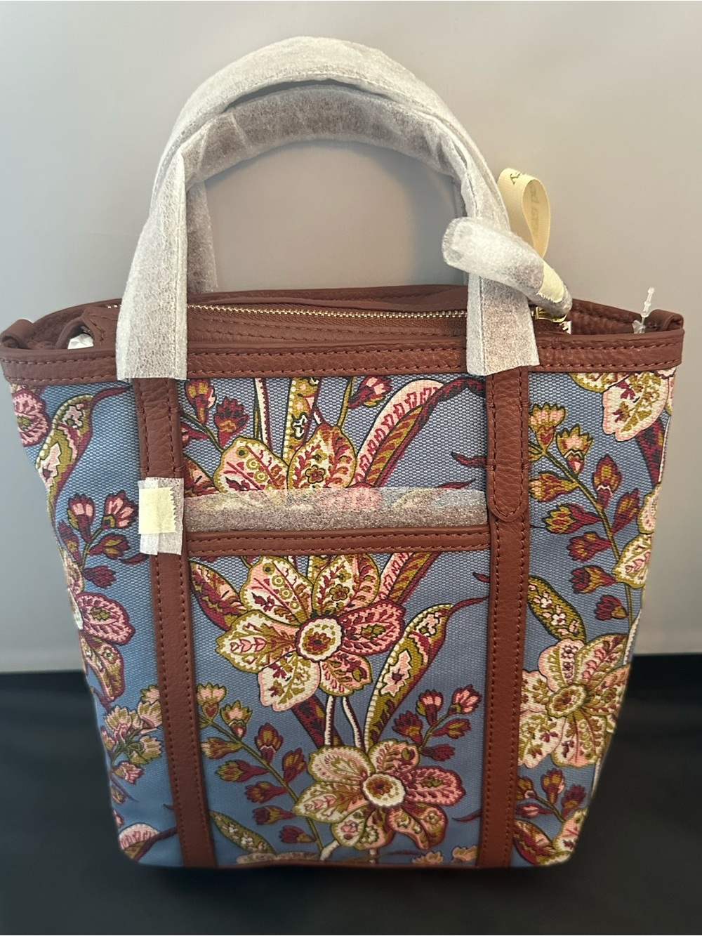 Vera Bradley Begonia fields mini tote begonia fields
